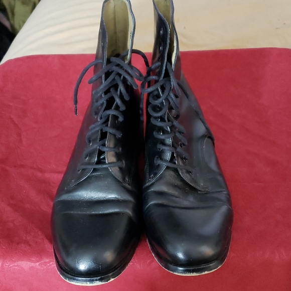 Nine West Black Leather Ankle Boots - Picture 2 of 12